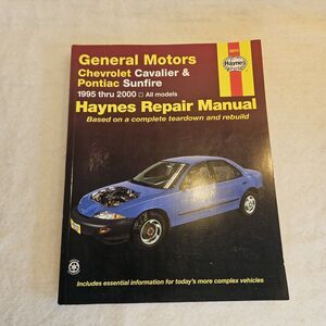 General Motors Chevrolet Cavalier Pontiac Sunfire:1995 Thru 2000 Haynes 38016